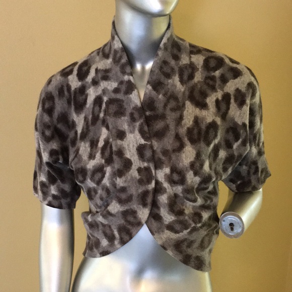 Banana Republic Leopard Print Bolero Coverup - Picture 8 of 11